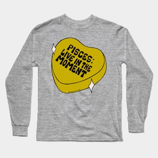 Pisces Conversation Heart Long Sleeve T-Shirt